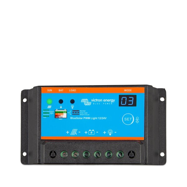 Victron BlueSolar PWM-Light Charge Controller 12/24V-10A