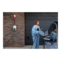 go-e Charger Gemini flex 2.0, 22 kW (32A 3-phasig) (wei/schwarz, mobile Ladestation, 4G/LTE)