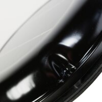 WATTSTUNDE® AERO Solarlüfter mit Akku rund, schwarz