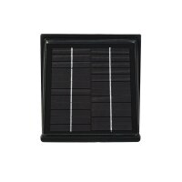 WATTSTUNDE® AERO Solarlüfter eckig, schwarz