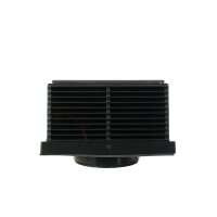 WATTSTUNDE® AERO Solarlüfter eckig, schwarz