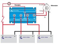 Victron Argodiode 80-2AC Batterie Trenndiode 80A für...