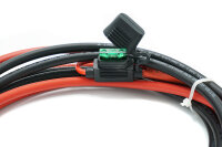 WATTSTUNDE® 6 mm² Batterieanschlußkabel BAKA30 mit 30 A Sicherung und Polklemmen im Set