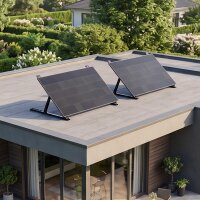WATTSTUNDE® Flachdach Solarmodul Halterung HST120...